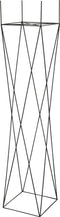 J-Line staander Kruis - metaal - zwart - large - 145 cm hoog