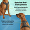 Jake and Jacky Hondentuigje - Anti-Trek Tuig - Y Tuig Hond - Reflecterend - Zwart - Maat L