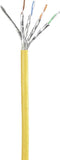 Renkforce RF-5276308 RJ45 Netwerkkabel, patchkabel CAT 6 S/FTP 0.25 m Geel Snagless, Vergulde steekcontacten, Vlambestendig 1 stuk(s)