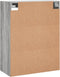 vidaXL - Wandkast - 69,5x34x90 - cm - grijs - sonoma - eikenkleurig