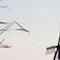 Customize it - Tuinschilderij molen sneeuw 130x70