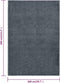 vidaXL - Vloerkleed - kortpolig - 200x290 - cm - antracietkleurig
