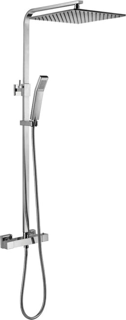 SCHÜTTE Sumba Douchesysteem - Regendouche - met Thermostatische Douchekraan - Hartafstand 150 mm - Chroom