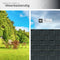 Tectake Privacyfolie Hekwerk - 35 m x 19 cm - PVC - UV-bestendig - Antraciet