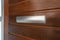 AXA Curve Plus - Briefplaat - Geluidsdempend tocht- en waterdicht - Aluminium geslepen (340 x 74 mm)