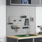 vidaXL - Pegboards - 2 - Pack - met - 8 - Accessoires, - Grijs, - 50x80 - cm, - Staal