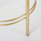 Mica Decorations Sverre - Bloempot op Standaard - H66 x Ø28 cm - Wit Goud