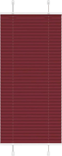 vidaXL - Plissé - rolgordijn - 60x100 - cm - stofbreedte - 59,4 - cm - bordeauxrood
