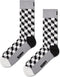 Happy Socks 4-pack sokken - Heren & Dames - Klassiek zwart-wit (4 paar)