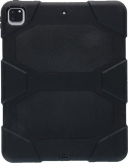 Tablet Hoes Geschikt voor iPad Pro 12.9 (2020) - Extreme Protection Army Backcover tablet - Zwart /Zwart