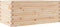 vidaXL - Plantenbak - 110x60x46 - cm - massief - grenenhout