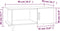 vidaXL - Salontafel - 90x50x40 - cm - bewerkt - hout - gerookt - eikenkleurig