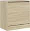 Schoenenkast 60x34x63,5 cm bewerkt hout sonoma eikenkleurig