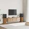 vidaXL - Speakerstandaards - 2 - st - 30x30x60 - cm - hout - artisanaal - eikenkleurig