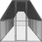 vidaXL - Kippenhok - 2x10x2 - m - gegalvaniseerd - staal