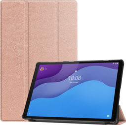 imoshion Tablet Hoes Geschikt voor Lenovo Tab M10 HD (2nd gen) - imoshion Trifold Bookcase - Rosé goud /Rosé Goud