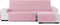 Hoes voor chaise longue met korte armleuning rechts Eysa LEVANTE Roze 100 x 110 x 240 cm