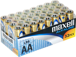 Maxell 731311 - Alkaline Batterijen AA LR6 - Pack van 32 (32 stuks)