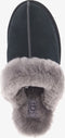 UGG W Scuffette II - Dames Sloffen - Suède/Wol - Zwart/Grijs - Maat 37