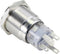TRU COMPONENTS TC-10090948 LAS1-AGQ-11ZE/G/24V/S Vandalismebestendige druktoets 250 V/AC 3 A 1x aan/aan Continu Groen I