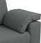 vidaXL - Ligbank - in - Donkergrijs, - 140 - cm, - Stof