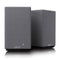 Lenco Hifi Speaker - Boekenplank speakers met Bluetooth - 80W - 2 stuks - Stereo set - SPB-240BKGY - Zwart/Grijs