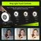 N960E 60FPS autofocus 1080p webcam met 2 stereo microfoon, ringlicht en afdekking, USB-camera voor h