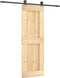 vidaXL - Schuifdeur - met - beslag - 70x210 - cm - massief - grenenhout