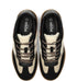 POSH by Poelman BODIE - Dames Sneakers - Chunky met panterprint en teddy - Zwart met combinatie