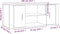 vidaXL - Tv-meubel - 100x35x40 - cm - bewerkt - hout - grijs - sonoma - eikenkleurig