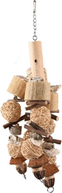 FLAMINGO Vogelspeelgoed Sully 65 cm rattan en spons