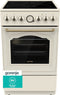 Gorenje GECS5B70CL - keramisch fornuis - AquaClean Pizza-functie AirFry - Beige