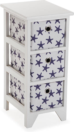 Ladenkast Versa Blauw Sterren Hout 29 x 58 x 23 cm