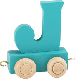 small foot - Coloured Letter Train J