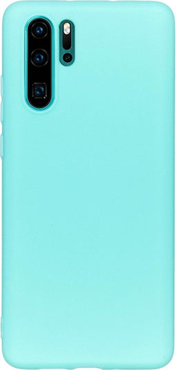 iMoshion Hoesje Geschikt voor Huawei P30 Pro Hoesje Siliconen - iMoshion Color Backcover - Mintgroen
