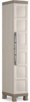 Kis Excellence Opbergkast - 1 deur - 4 legplanken - 33x182x45 cm - Beige/Zand