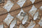 Ladenkast Home ESPRIT Bruin Zwart Zilverkleurig Mangohout Spiegel Indiaas 45 x 35 x 105 cm