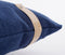 In The Mood Collection Bering Sierkussen - L55 x B35 cm - Donkerblauw