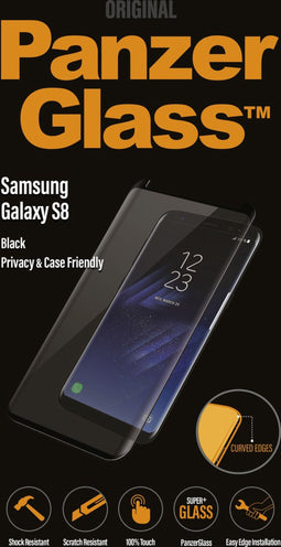 PanzerGlass Privacy Tempered Glass Screenprotector Case Friendly Samsung Galaxy S8