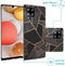 iMoshion Hoesje Geschikt voor Samsung Galaxy A42 Hoesje Siliconen - iMoshion Design hoesje - Zwart / Meerkleurig / Goud / Black Graphic