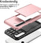 imoshion Hoesje Geschikt voor Samsung Galaxy S23 Hoesje - Ruimte voor 2 pasjes - imoshion Backcover met pasjeshouder - Rosé Goud