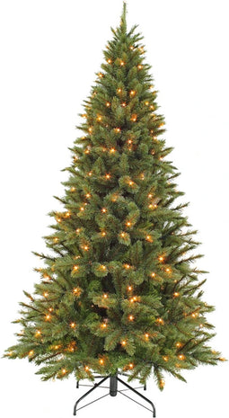 Triumph Tree Forest Frosted Pine Kunstkerstboom - 185 cm hoog - Met energiezuinige LED lampjes