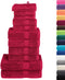 vidaXL - 12-delige - Handdoekenset - SOLUND - 600 - g/m² - rood