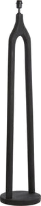 Light & Living Vloerlamp Xitta - Mangohout - 135cm - Mat Zwart - excl. kap
