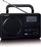 Lenco MPR-035BK - Draagbare PLL FM Radio - 20 voorkeuzezenders - Zwart