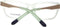 Ladies'Spectacle frame Gant GA4062-095-51 (ø 51 mm) Green (ø 51 mm)