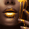 Decostar Schilderij Chanel | Goud | 80 x 80 cm