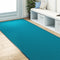 vidaXL - Deurmat - Wasbaar - Cyan - 120x400 - cm