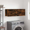 vidaXL - Wandkast - 100x36,5x35 - cm - bewerkt - hout - gerookt - eikenkleurig