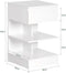 SoBuy FBT49-W - Bijzettafel - 1 Lade 3 Planken - Wit (2 stuks)